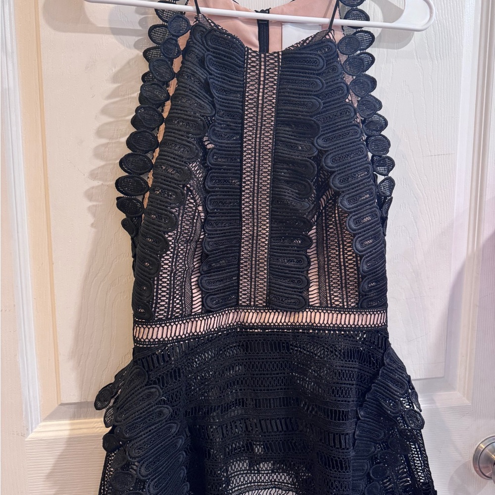 Acler Packer Elegant Black Lace Top